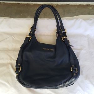 Michael kors navy hobo purse
